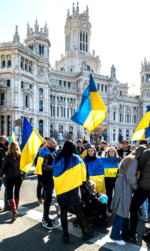 Ukrainian demonstration by Karabo Spain, Pixabay